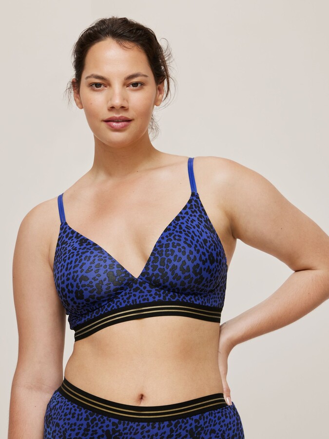 John Lewis ANYDAY Palmer Leopard Print Non-Wired Bra - ShopStyle