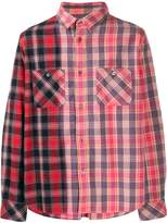 Thumbnail for your product : Sacai two-tone plaid shirt