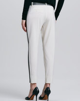 Thumbnail for your product : Vince Contrast-Stripe Cropped Trousers