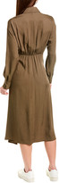 Thumbnail for your product : Vince Tie-Front Shirtdress