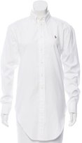 Thumbnail for your product : Ralph Lauren Long Sleeve Button-Up Top