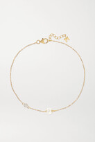 Thumbnail for your product : Mateo 14-karat Gold, Pearl And Diamond Bracelet - One size