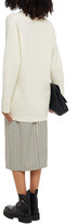 Thumbnail for your product : Ganni Brushed Ribbed-knit Sweater