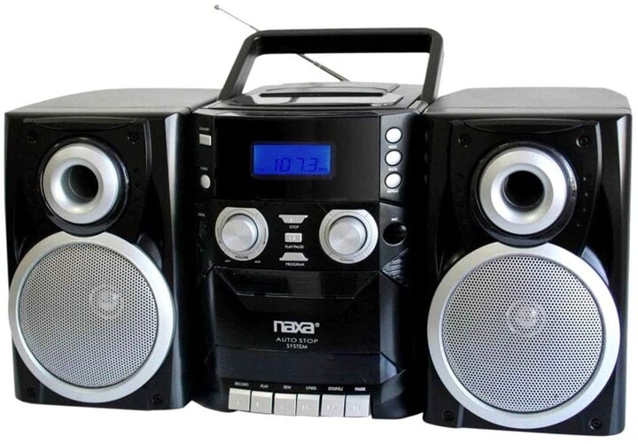 Naxa Portable CD Player with AM/FM Stereo Radio Cassette Player