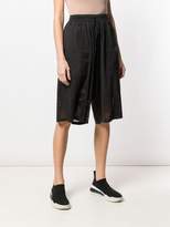 Thumbnail for your product : Y-3 high waisted knee length shorts