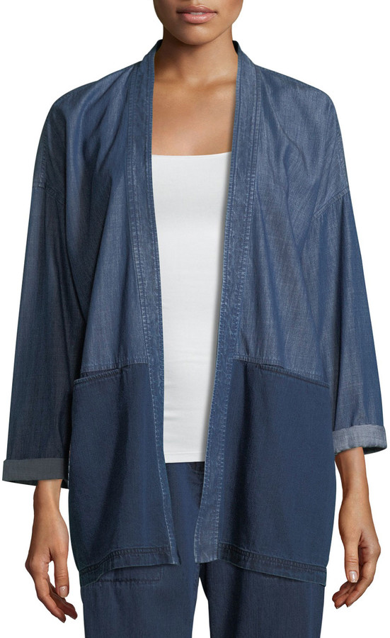 kimono jacket denim