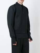 Thumbnail for your product : Alexander McQueen textured bomber jacket