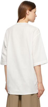 Lemaire White Henley T-Shirt