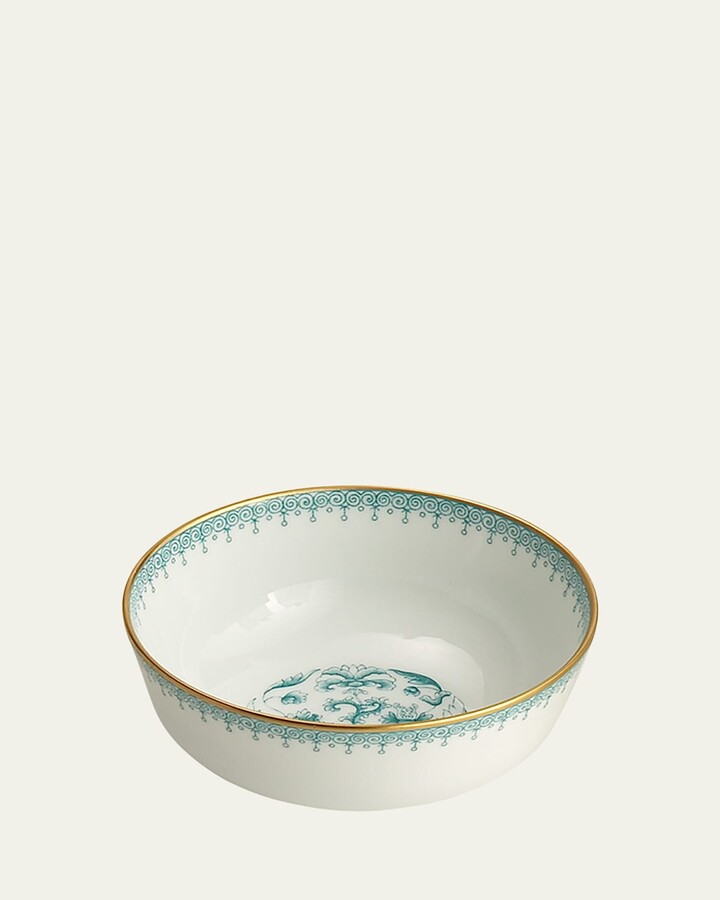 Mottahedeh Green Lace Dessert Bowl