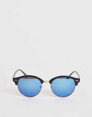 A. J. Morgan Aj Morgan AJ Morgan retro sunglasses with blue tinted lens