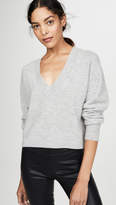 Thumbnail for your product : Naadam Deep V Crop Cashmere Sweater