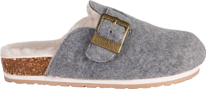 Cloud Nine Women's Shirley Scuff 2 Clog In Grey