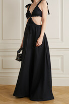 Thumbnail for your product : Christopher Kane Cutout Linen Maxi Dress