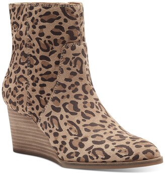 Leopard Wedge Heel Boots | Shop the world's largest collection of fashion |  ShopStyle