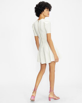 Thumbnail for your product : Ted Baker VELVEY Puff Sleeve Dress With Engineered Skirt