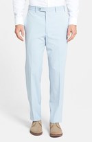 Thumbnail for your product : JB Britches 'Torino' Flat Front Cotton Blend Trousers