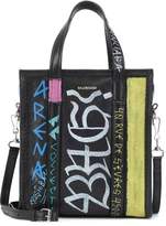 Thumbnail for your product : Balenciaga Bazar XS printed leather shopper