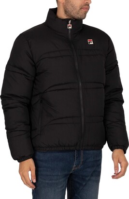fila puffer jacket black