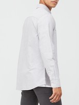 Thumbnail for your product : Very Man Long Sleeved Oxford Shirt - Grey