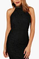 Thumbnail for your product : boohoo Boutique Lace Frill Hem Midi Dress