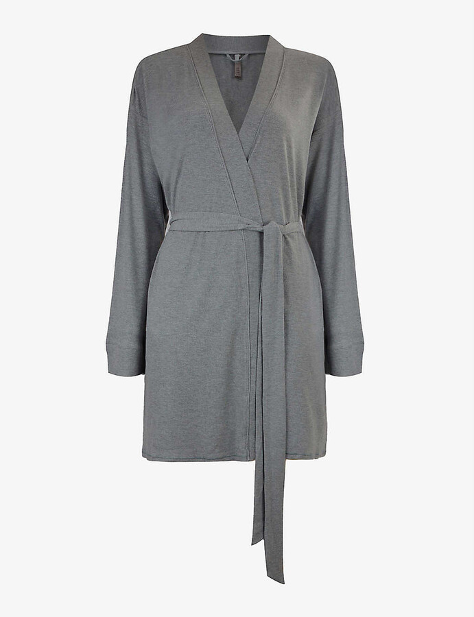 SKIMS Soft Lounge ribbed stretchjersey robe ShopStyle Lingerie