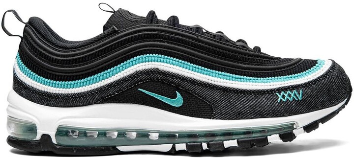 Nike Air Max 97 "Black Sport Turquoise" sneakers - ShopStyle Activewear