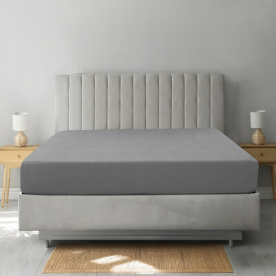 LuxDecorCollection Lux Decor Soft Microfiber Bottom Sheets Upto 16 Inches Deep Pocket Fitted Sheet