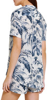 Thumbnail for your product : Equipment Landis Printed Washed-Silk Pajama Shorts