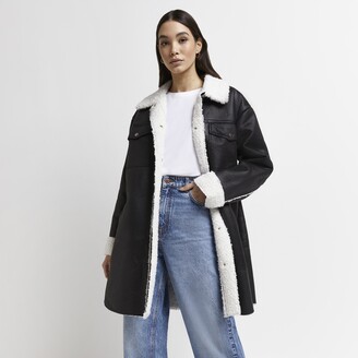 white river shearling coat