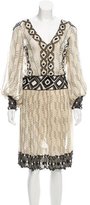 Thumbnail for your product : Just Cavalli Embellished Silk Dress