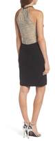 Thumbnail for your product : Xscape Evenings Beaded Mesh & Jersey Sheath Dress