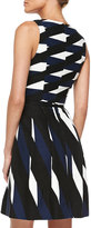 Thumbnail for your product : Trina Turk Medina Printed Belted Twill Dress