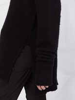 Thumbnail for your product : Andrea Ya'aqov Roll-Neck Side-Slit Jumper