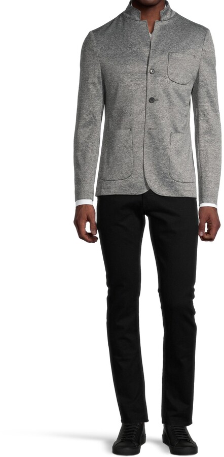 standing collar blazer