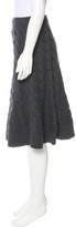 Thumbnail for your product : Michael Kors Merino Wool & Cashmere Cable Knit Skirt w/ Tags