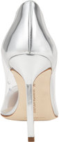 Thumbnail for your product : Manolo Blahnik Pachacry Embellished PVC Pumps