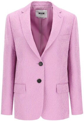 msgm pink blazer