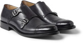 Thumbnail for your product : O'Keeffe Manach Hand-Polished Leather Monk-Strap Brogues