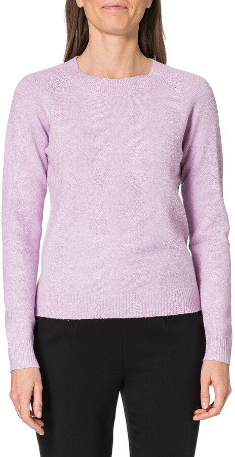 Vero Moda Women's VMDOFFY LS O-Neck Blouse GA Color Sweater - ShopStyle  Knitwear
