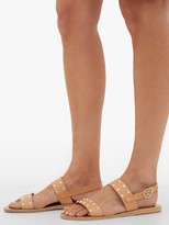 Thumbnail for your product : Ancient Greek Sandals Dinami Leather Slingback Sandals - Tan