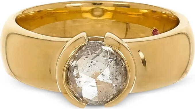 Nimo with Love 18K yellow gold Chubby diamond ing