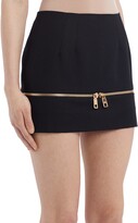 Thumbnail for your product : Dolce & Gabbana Zip Detail Wool Miniskirt
