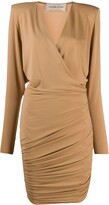 Thumbnail for your product : Alexandre Vauthier V-neck ruched detail dress