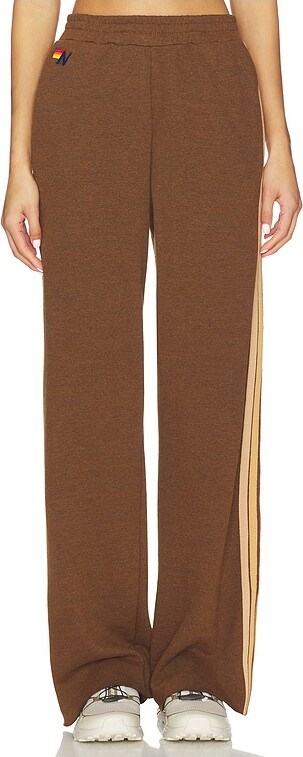 Aviator Nation 5 Stripe Wide Leg Pocket Sweatpant