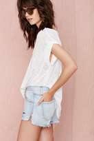 Thumbnail for your product : Nasty Gal Light On Cutoff Shorts