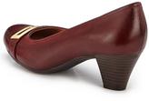 Thumbnail for your product : Clarks Fearne Shine Leather Low Heel Wider Fit Court Shoes