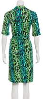 Thumbnail for your product : Diane von Furstenberg Silk Animal Print Dress