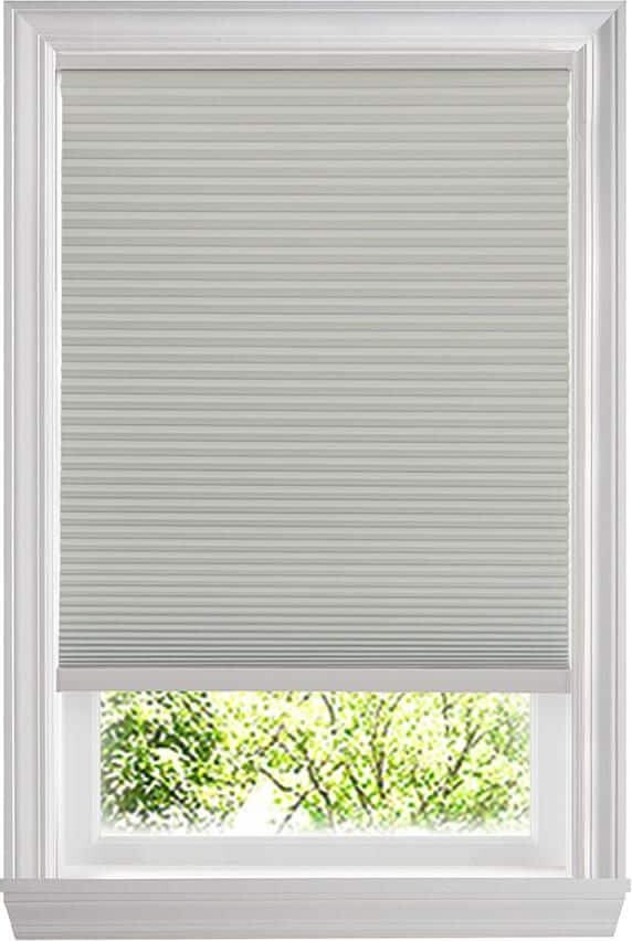 Pewter Cordless Blackout Cellular Shades for Windows - 31.5 in. W x 72 in. L (Actual Size 31.25 in. W x 72 in. L)