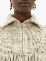 Thumbnail for your product : Isabel Marant Kuma Puff-sleeve Wool Sweater - Ivory
