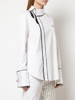 Thumbnail for your product : Monse Side Collar Tassels Shirt